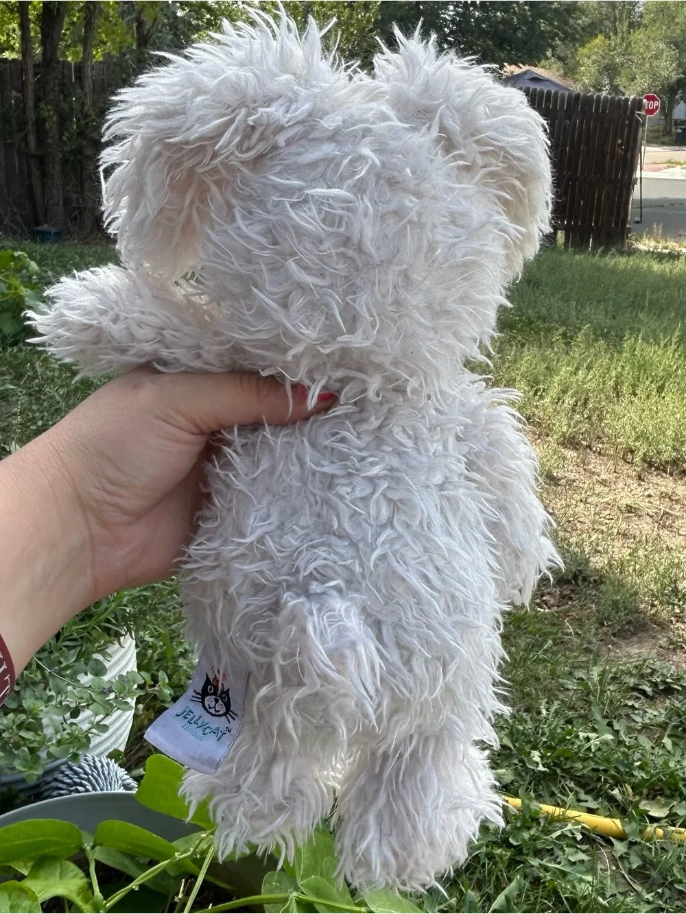 Jellycat Angora Fuzzy Bunny Medium Retired Authentic